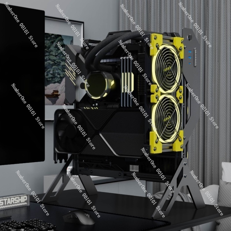 DIYオープンフレームアルミニウム製PCケース、水冷対応、A - Aluminum Open Frame Test Bench Water Cooling のレビューと価格
